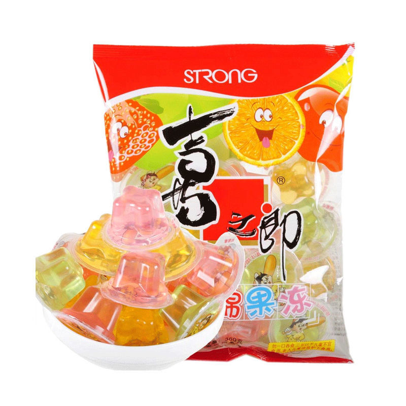 XZL Lactic Acid Jelly Mixed Flavor 360g | 喜之郎 乳酸果冻 什锦味 360g