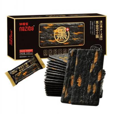 Naziba Black Gold Cheese Flavor Crisps 118g | 纳滋宝 黑金芝士脆片 118g