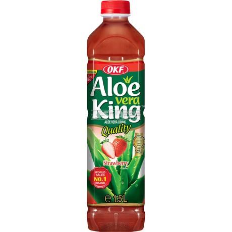 OKF Aloe Vera Drink Strawberry 1.5L | OKF 草莓饮料 1.5L