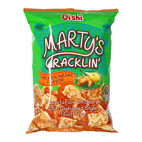 Oishi Marty's Crackling Chicken Inasal Chicharon 90g | Oishi 油爆素猪皮 鸡肉味 90g