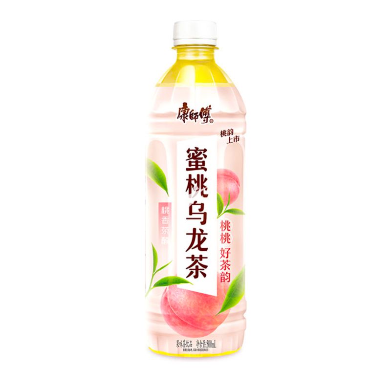 Mr.Kon Peach Oolong Drink 500ml | 康师傅 蜜桃乌龙茶 500ml