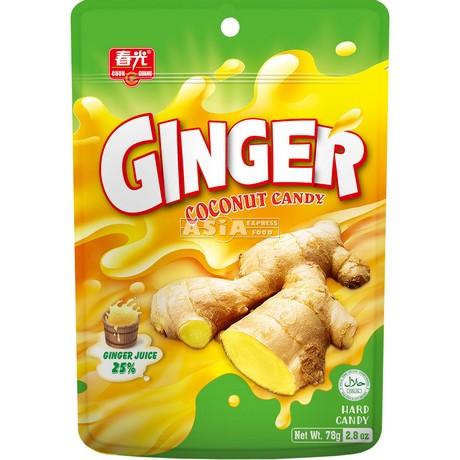 CG Ginger Coconut Candy 78g | 春光 生姜椰子糖 78g