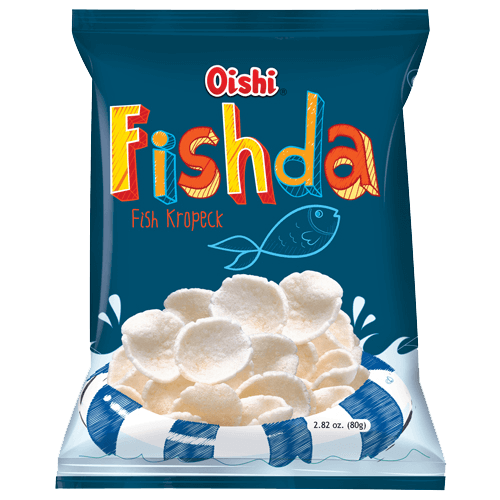 PH Oishi Fishda Fish Kropeck 80g | 上好佳 鱼余 80g