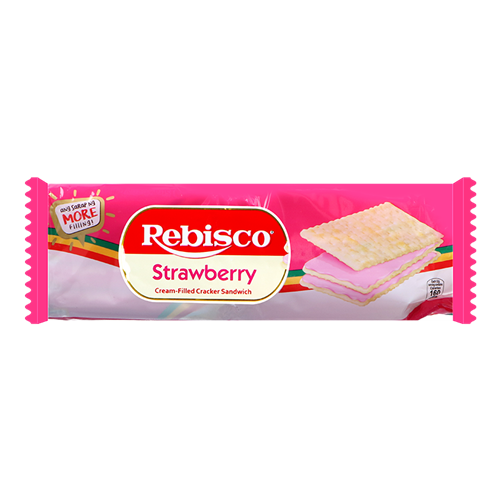 PH Rebisco Strawberry Sandwich 320g | Rebisco 草莓夹心饼干 320g