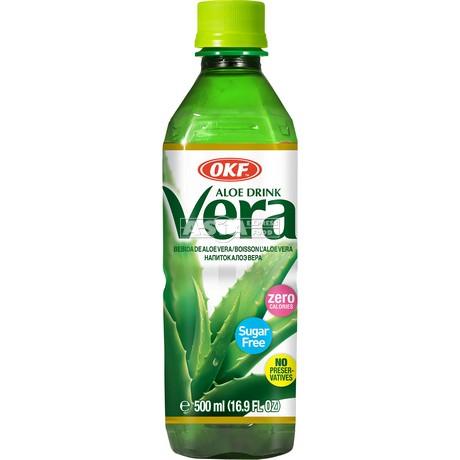 OKF Aloe Vera Drink original Sugar Free 500ml | OKF 芦荟饮料 无糖版 500ml