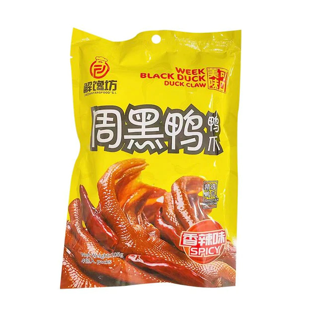 ZHY Duck Feet Spicy Flavor 105g | 周黑鸭 香辣鸭爪 105g