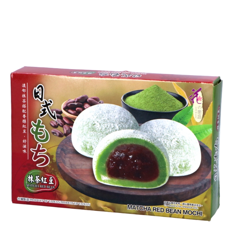 LF Japanese Style Mochi Matcha Red Bean 180g | 花之恋语 日式麻薯 抹茶红豆味 180g