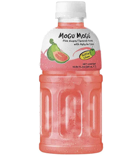 MOGU Guava Drink with Nata de Coco 320 ML | MOGU 番石榴饮料 320ML