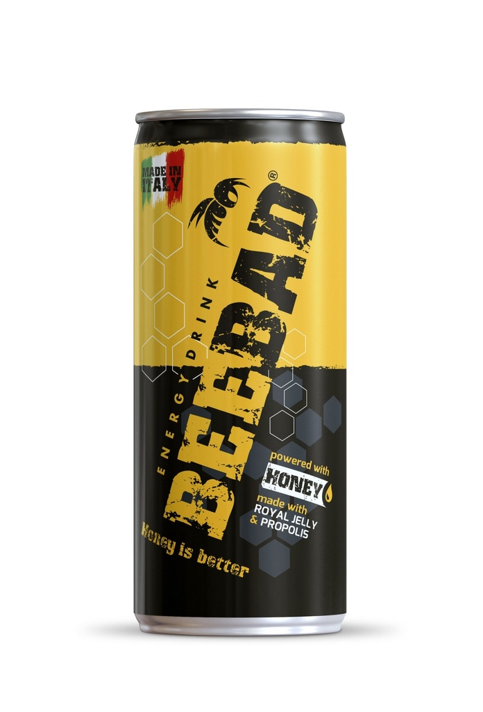 Beebad Honey Energy Drink 250ml | Beebad 蜂蜜能量饮料 250ml