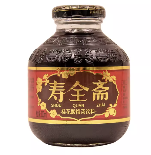 SQZ Sour Plum Drink 300ml | 寿全斋 桂花酸梅汤饮料 300ml