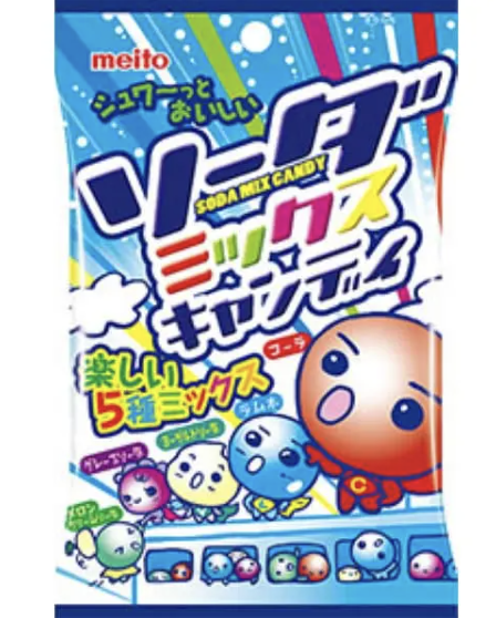 JP MEITO Soda Candy Mix Flav. 80g | MEITO 汽水糖 混合口味 80g