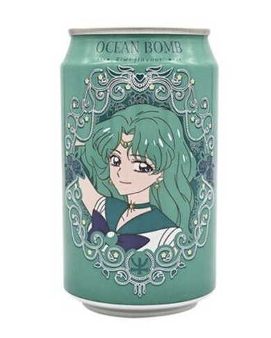 OCEAN BOMB Sparkling Water Sailor Neptune Kiwi Flav. 330ml | OCEAN BOMB 气泡水 猕猴桃味 330ml