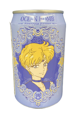 OCEAN BOMB Sparkling Water Sailor Uranus Pineapple Flav. 330ml | OCEAN BOMB 气泡水 菠萝味 330ml