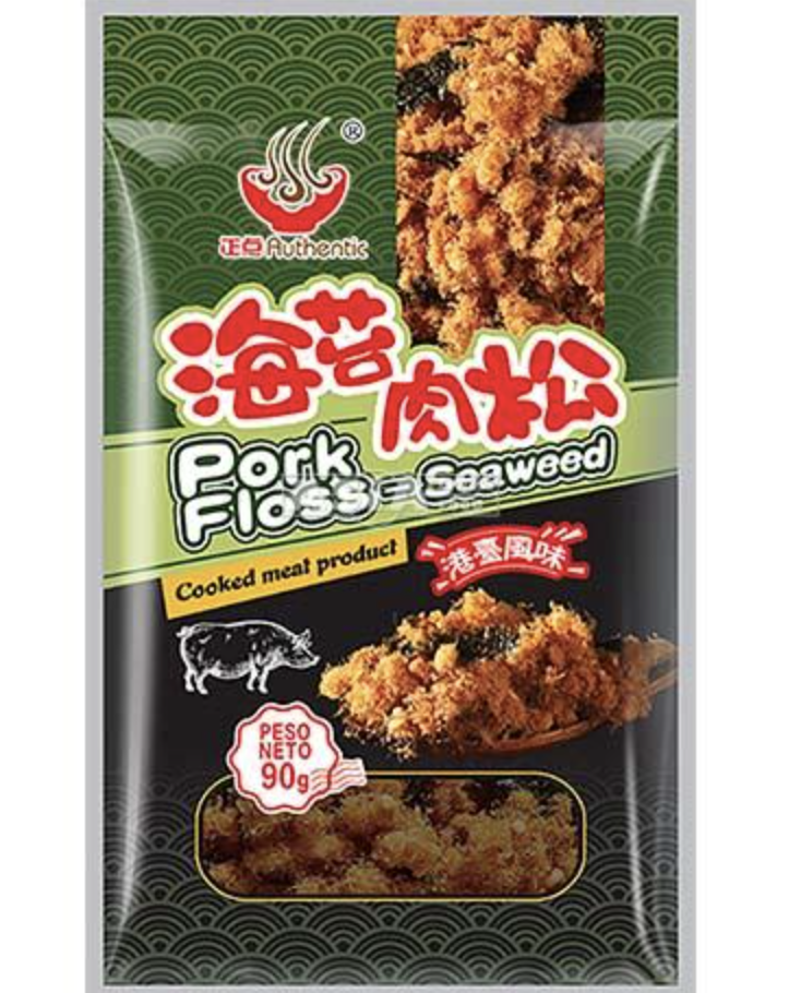 AUTHENTIC Pork Floss Crunchy Seaweed Flav. 90g | 正点 海苔肉松 90g