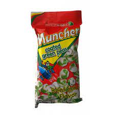 Muncher Green Peas (Beef Spicy Flavor) 70g | 香辣牛肉味脆豆 70g 