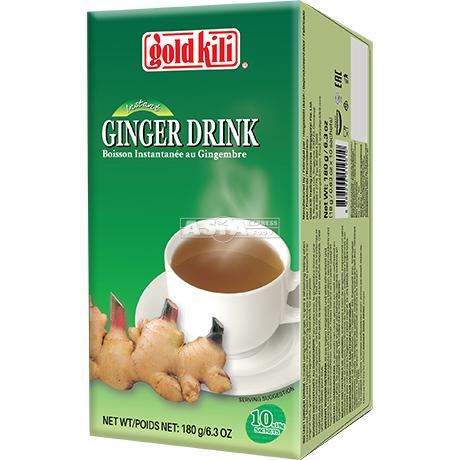 Gold KILI Instant Ginger Drink 10*18g | 金麒麟 姜茶 10*18g