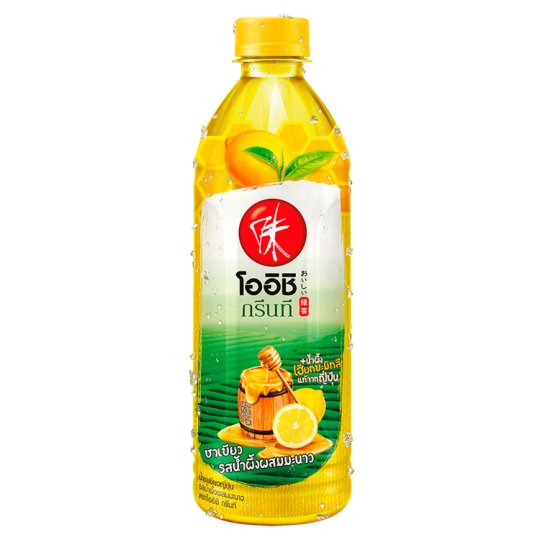 OISHI Green Tea Honey Lemon 500ml | Oishi 蜂蜜柠檬绿茶 500ml