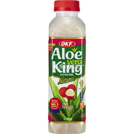 OKF Aloe Vera Drink Lychee 500ml | OKF 荔枝饮料 500ml