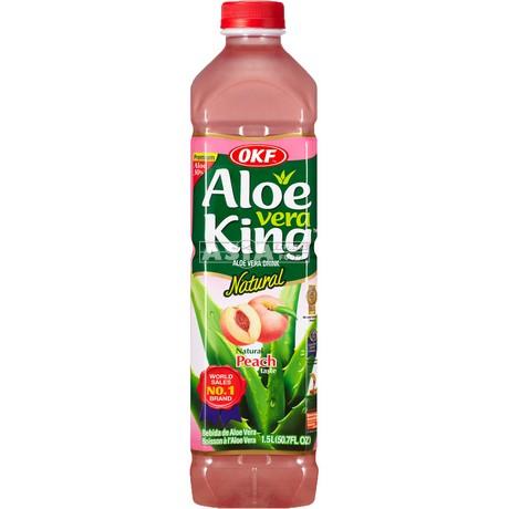 OKF Aloe Vera Drink Peach 1.5L | OKF 桃子饮料 1.5L