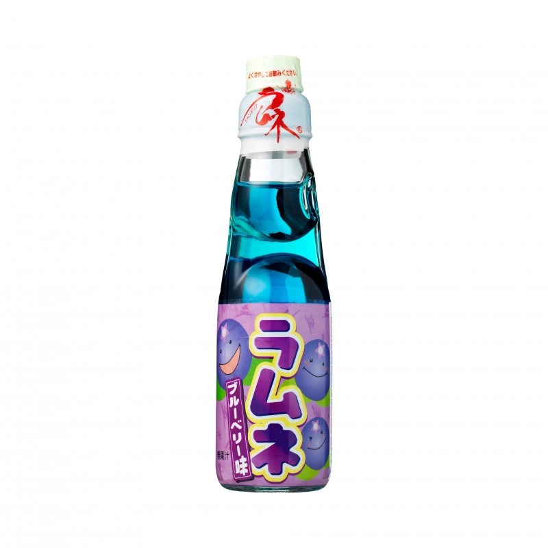 Ramune Blueberry drinks 200ml | 日本弹珠饮料(蓝莓味)200ml