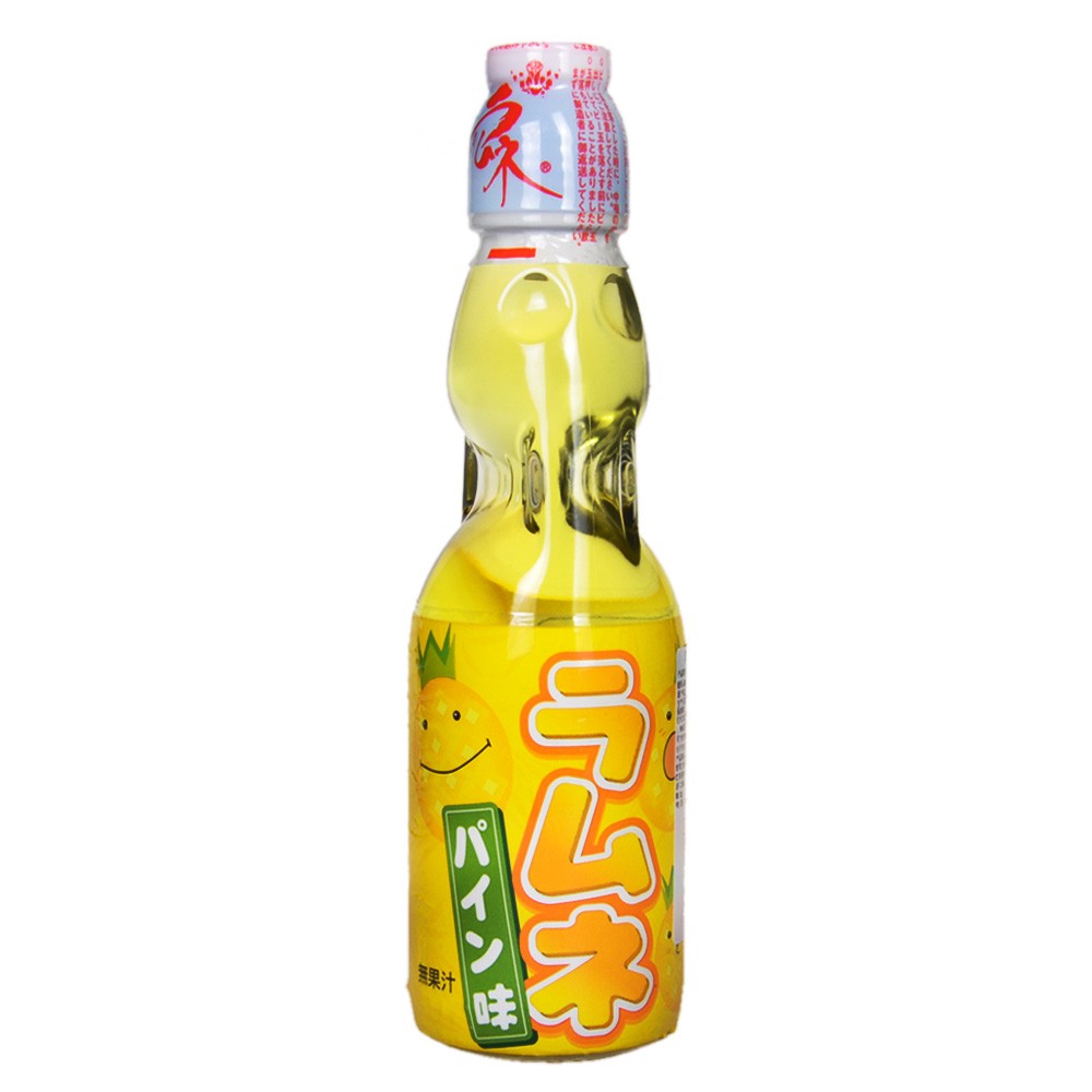 Ramune pineapple drinks 200ml | 日本弹珠饮料(菠萝味)200ml