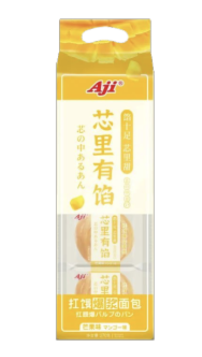 AJI Bread Mango Flav. 270g | AJI 扛饿爆浆面包 芒果味 270g