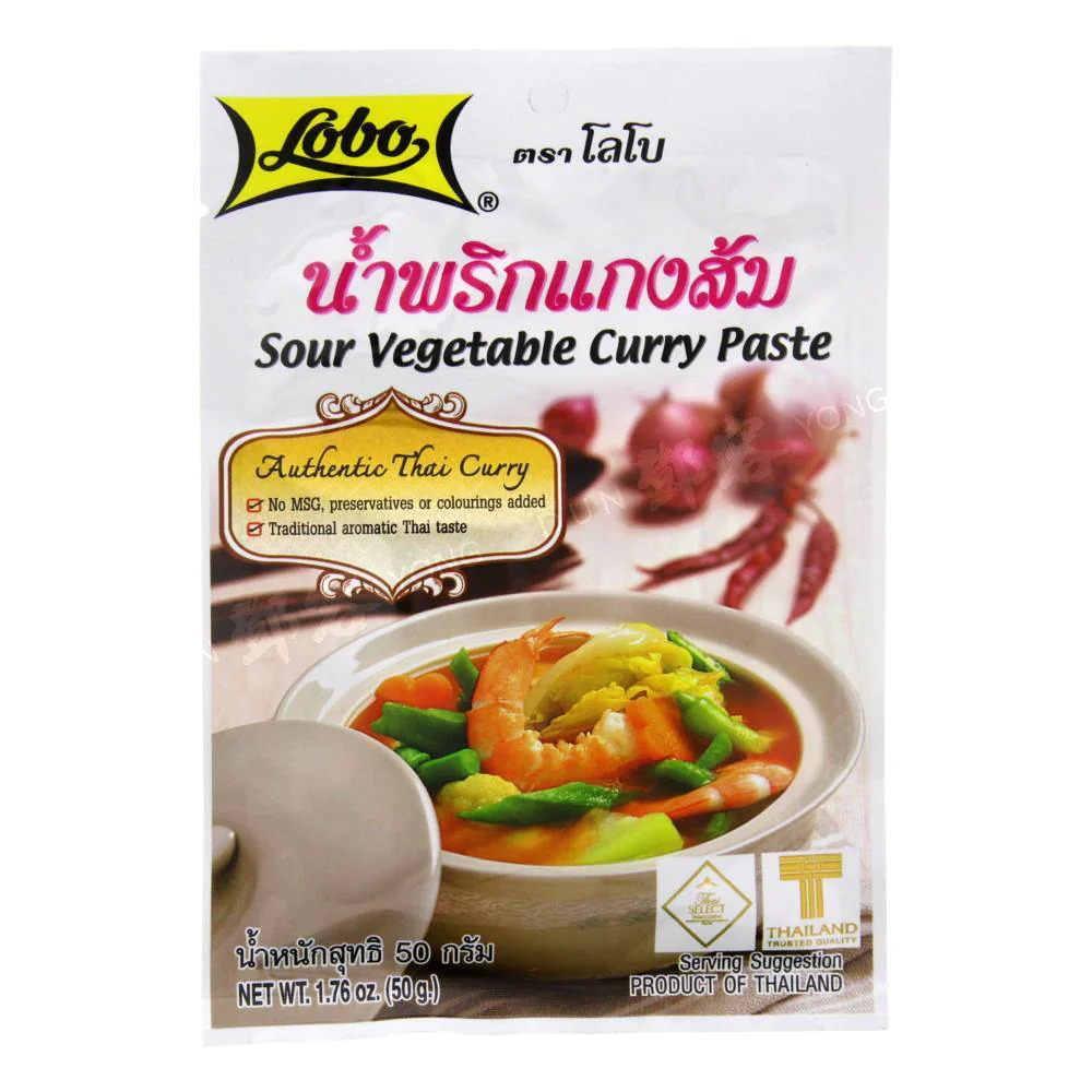  LOBO Sour Vegetarian Curry Paste 50g | LOBO 酸蔬菜咖喱 50g