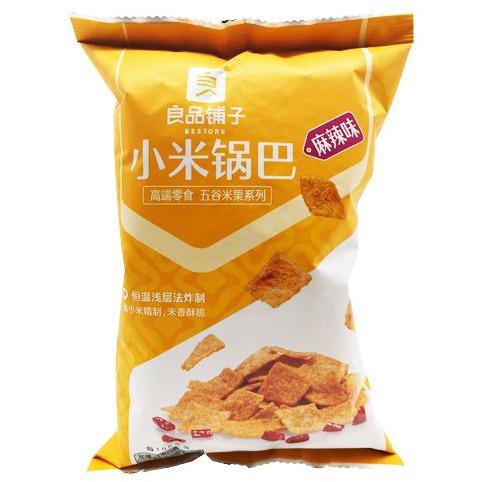 Bestore Millet Crisps Hot&Spicy Flavor 90g | 良品铺子 小米锅巴 麻辣味 90g