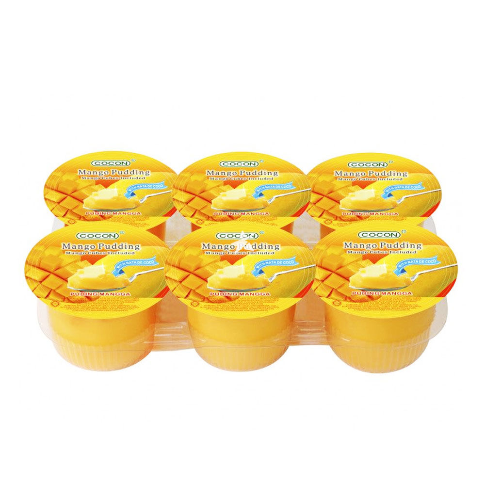 COCON Dessert Pudding&Mango Dices 708g | COCON牌 芒果味布丁 708g