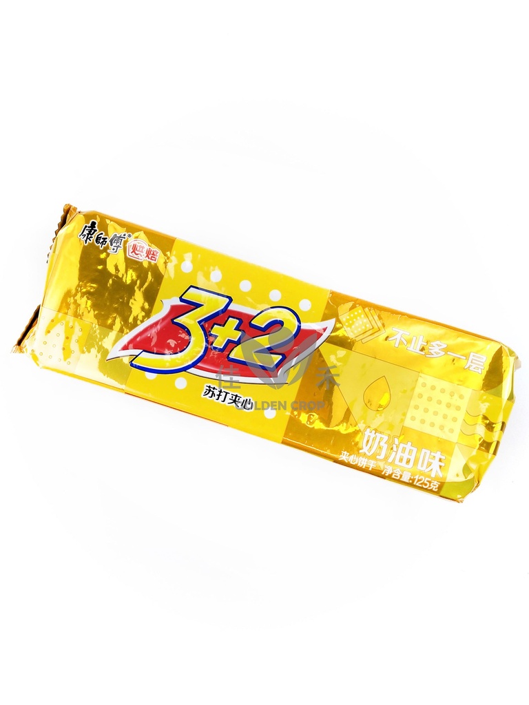 KSF 3+2 Biscuit Butter Flavor 125g | 康师傅 3+2 奶油味