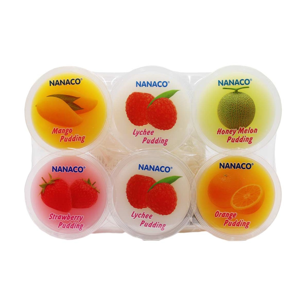 NANACO Pudding mix 5 flavours 480g | NANACO 什锦口味布丁 480g