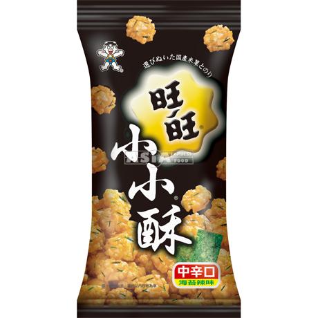 WANT WANT MINI FRIED CRACKERS SPICY SEAWEED 60g | 旺旺小小酥 辣紫菜味 60g