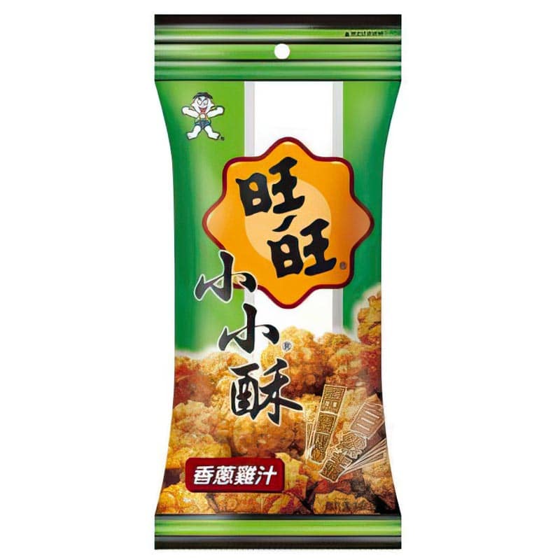 Want want Mini Fried Rice Onion Chicken Flavor 60g | 旺旺 小小酥  香葱鸡味 60g