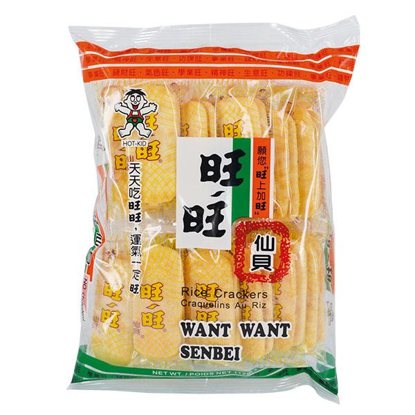 WANT WANT Salty Senbei Rice Cracker 112g | 旺旺 仙贝 112g