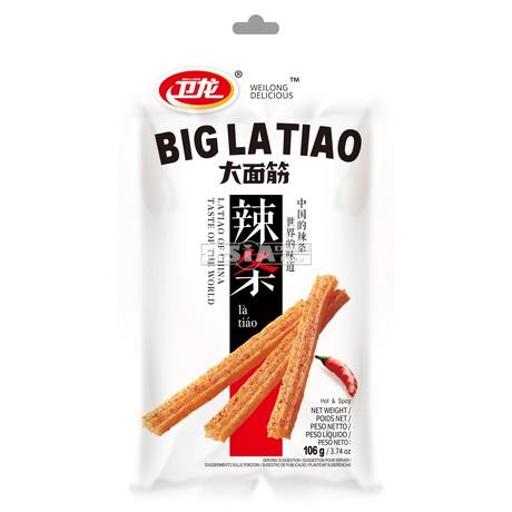 WL Hot Spicy Strip Big 106g | 卫龙 大面筋(辣条) 106g