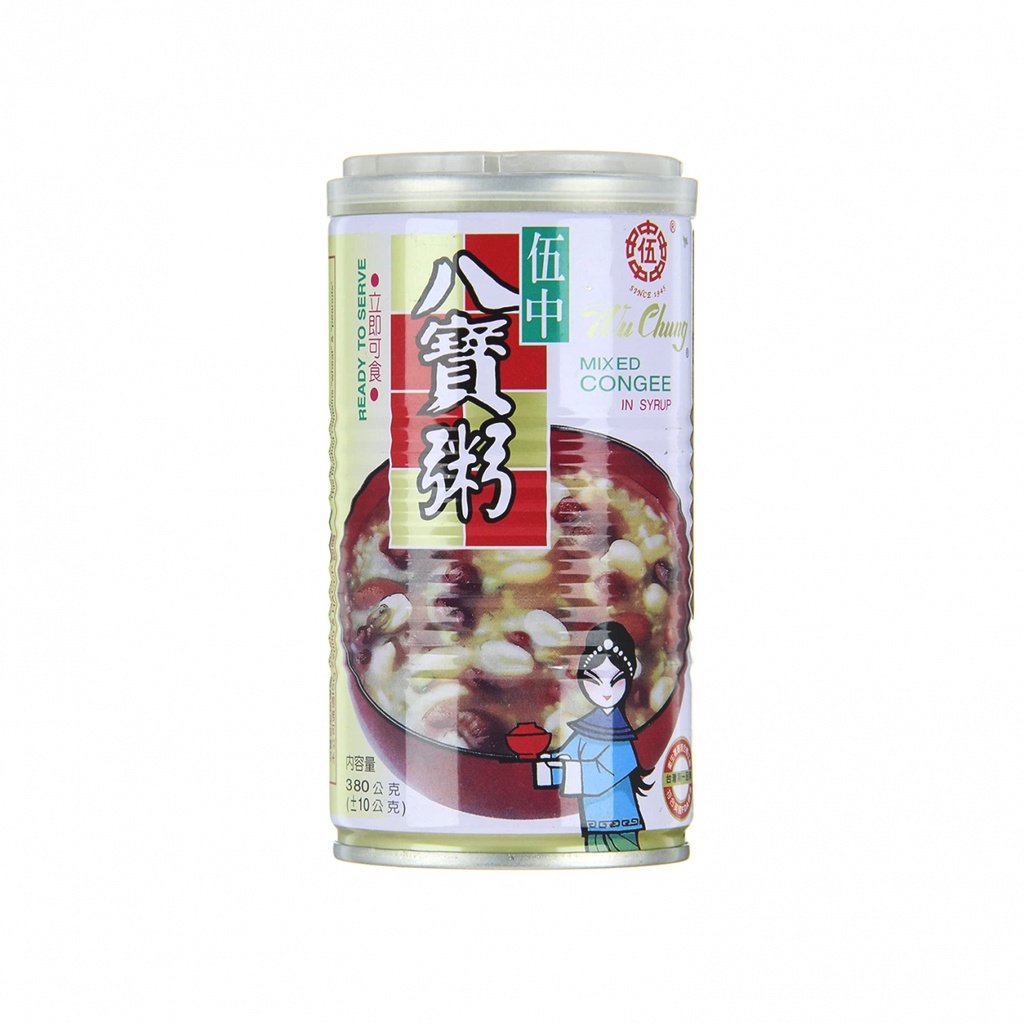 Wu Chung Mixed Congee in Syrup 380g | 伍中 甜八宝粥 380g