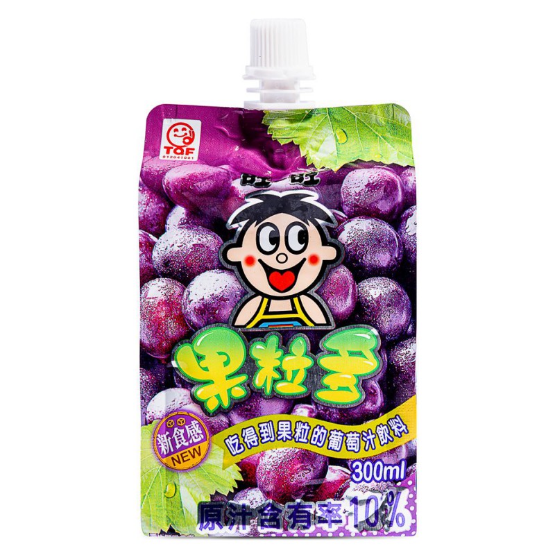 WANT WANT FRUITY JUICE DRINK GRAPE 300ml | 旺旺 果粒多 葡萄味 300ml