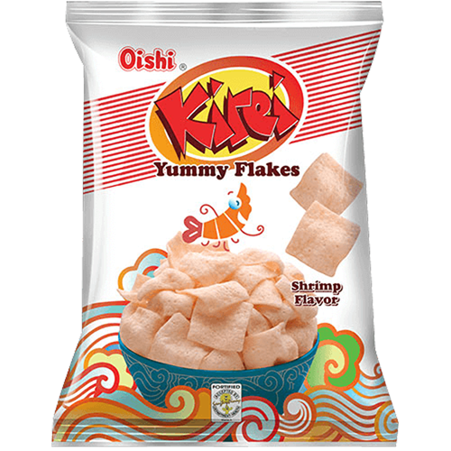 Oishi Kirei Yummy Flakes Shrimp 45g | Oishi Kirei 美味虾片 45g