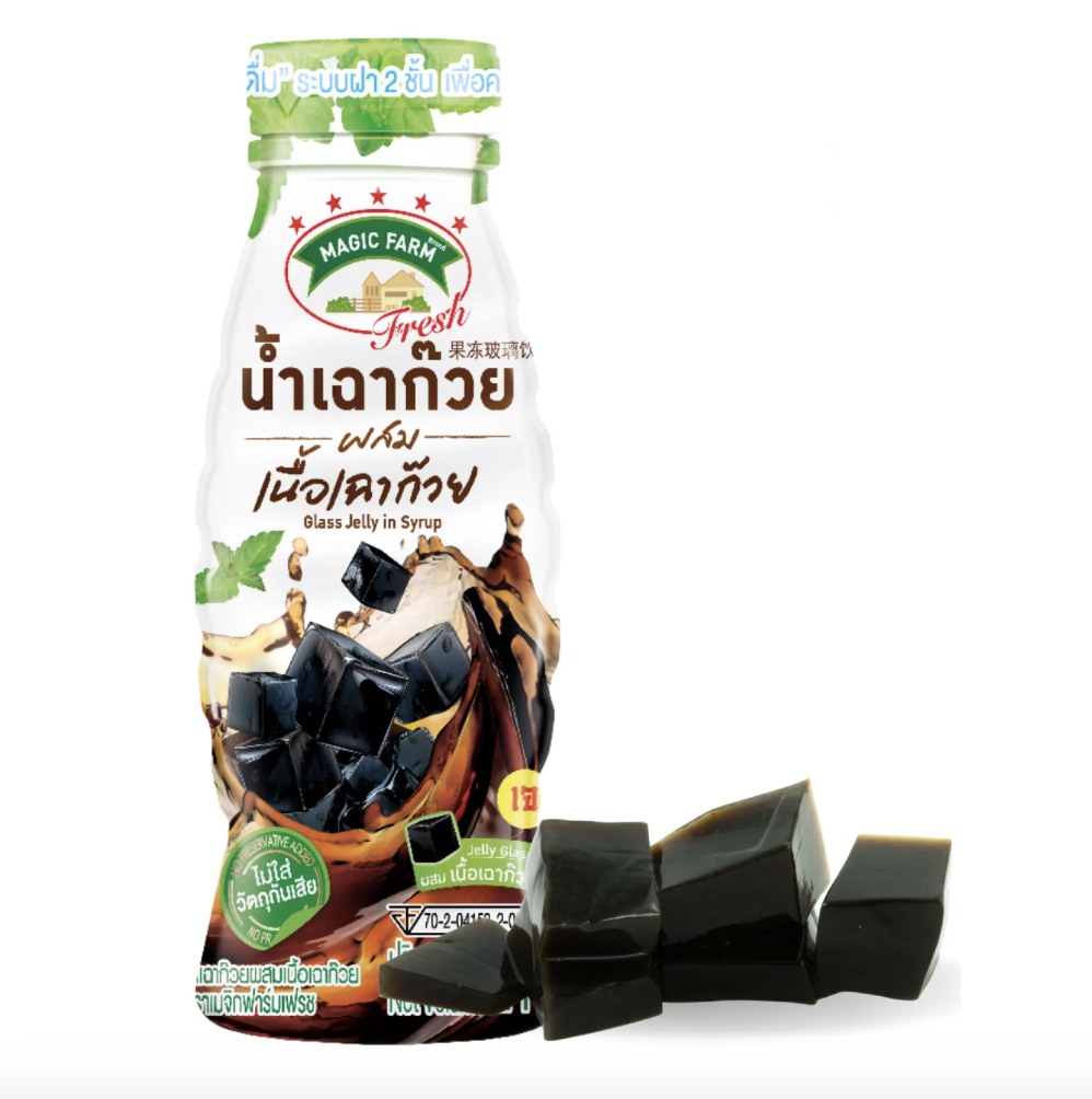 MAGIC FARM Grass Jelly In Syrup 240ml | MAGIC FARM 仙草饮 240ml