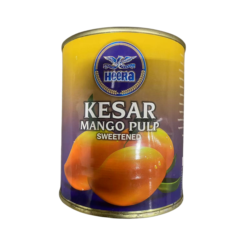 HEERA Kesar Mango Pulp Sweetened 850g | HEERA 芒果浆 加甜 850g