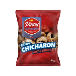 Pinoy Kitchen Chicharon Hot Chili Fla 50g | Pinoy kithchen 辣味 炸猪皮 50g