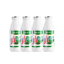 Wahaha Vitamin A&D And Galcium Soft Drink 4*209ml | 娃哈哈 AD钙奶 4*209ml