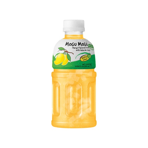 MOGU Mango Drink with Nata de Coco 320 ML | MOGU 芒果饮料 320ML