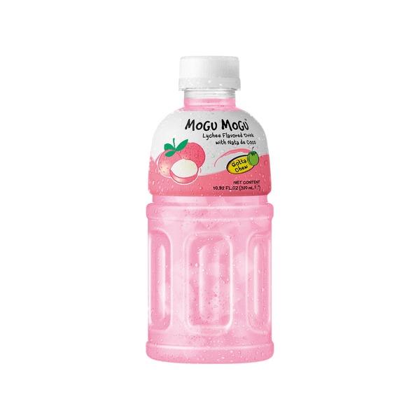 MOGU Lychee Drink with Nata de Coco 320 ML | MOGU 荔枝饮料 320ML