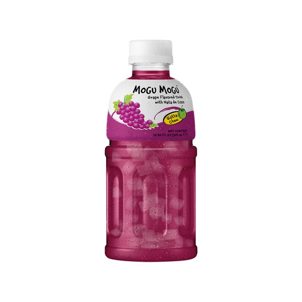 MOGU Grape Drink with Nata de Coco 320 ML | MOGU 葡萄饮料 320ML