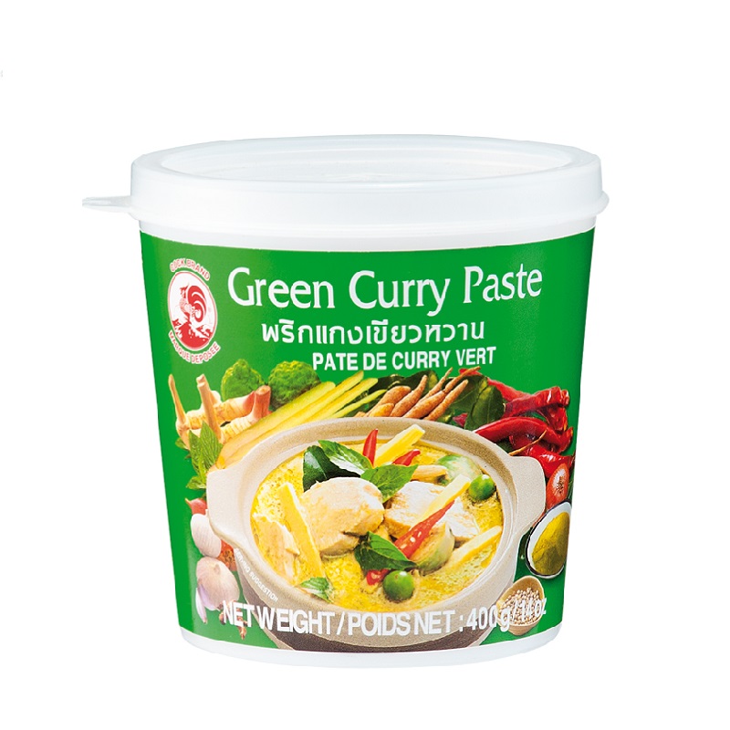 Cock Brand Green Curry Paste 400g | 公鸡牌 咖喱 (绿) 400g