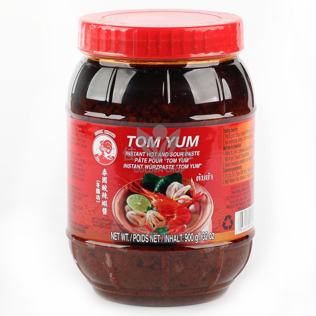 Cock Brand Tom Yum Instant Hot & Sour Paste 900g | 公鸡牌 冬阴功酱 900g