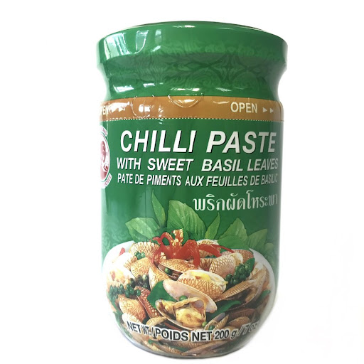 COCK Chilli Paste with Sweet Basil 200g | 泰国香叶辣椒酱 200g