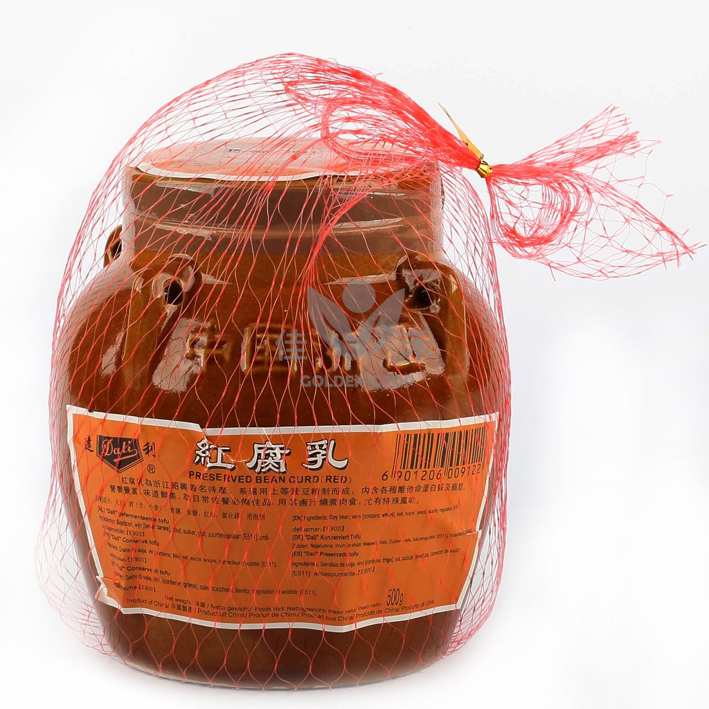 Dali Preserved Bean Curd (Red) 500g | 达利 红腐乳 500g