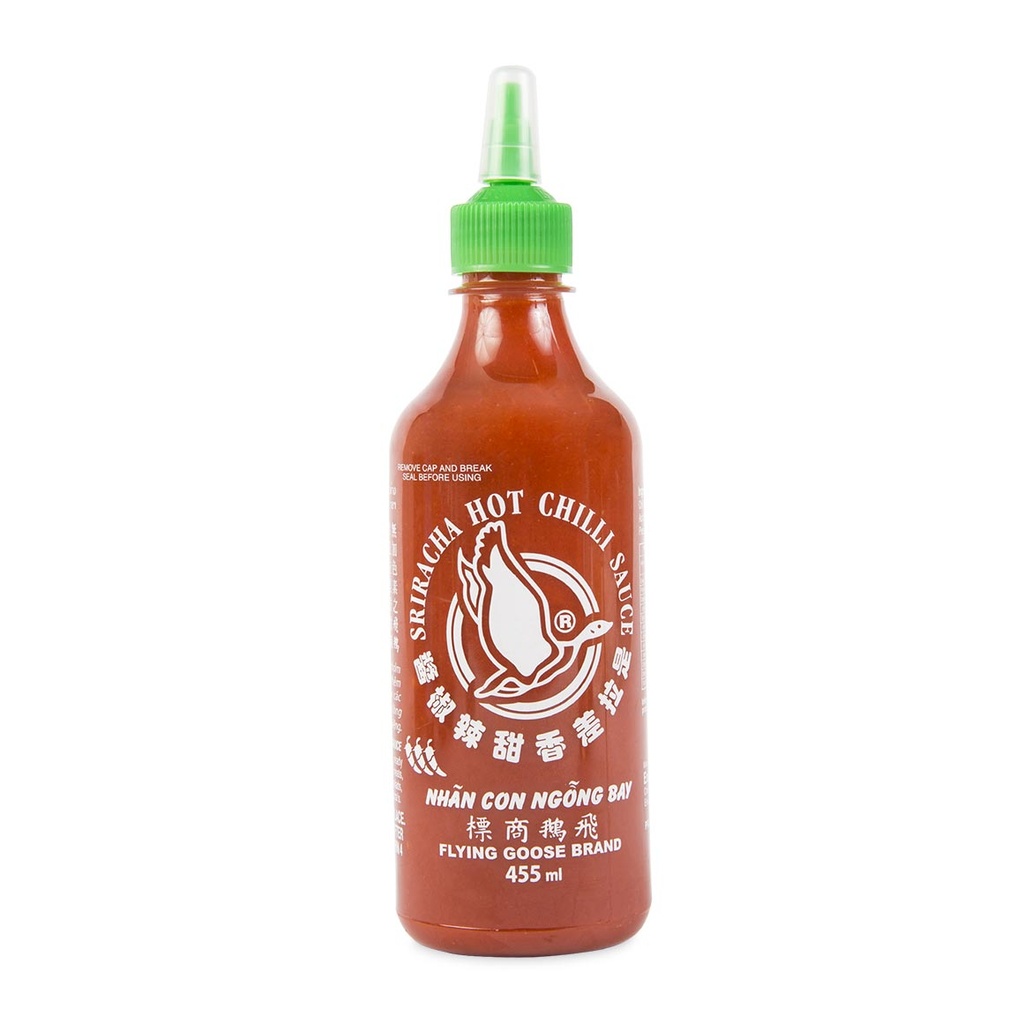 FLYING GOOSE Sriracha Chilli Sauce 455ml | 飞鹅牌 是拉差香甜辣椒酱 455ml